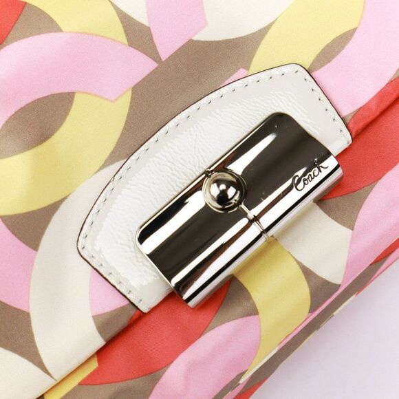 NWT Coach Chainlink LIMITED EDITION Sateen Two Way Satchel Bag $428+ - Picture 10 of 10